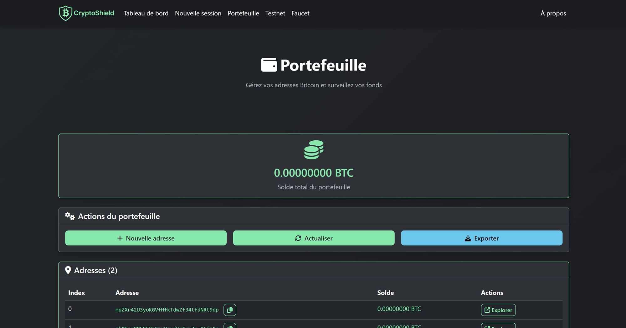 CryptoShield - Anonymisation Bitcoin